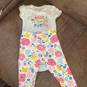 Child of mine by Carters baby girl outfit; size 3-6M